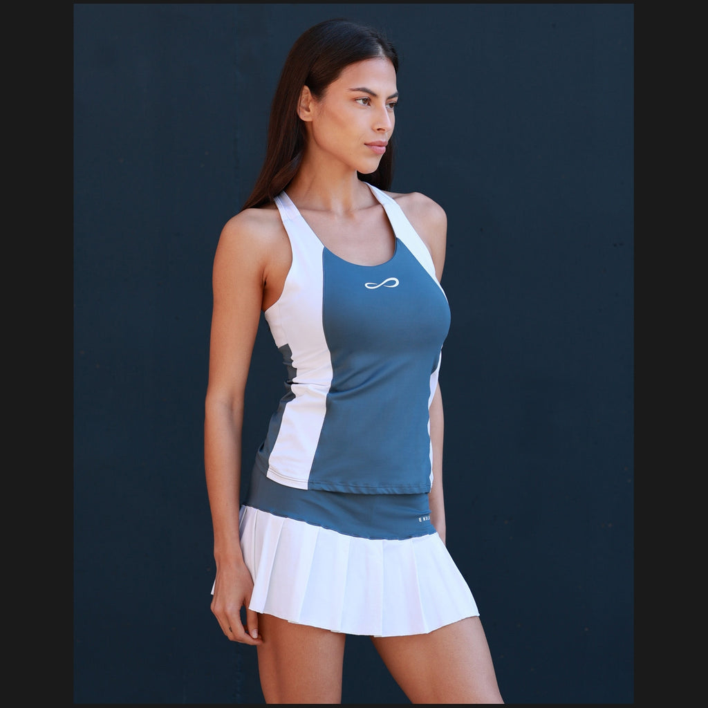 Falda de Pádel Endless Ottey Mujer Denim/Blanco (3)