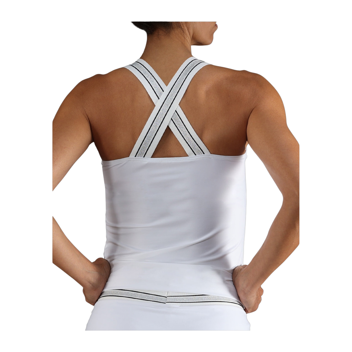 Camiseta de Pádel Endless Gloss Mujer Blanco (2)