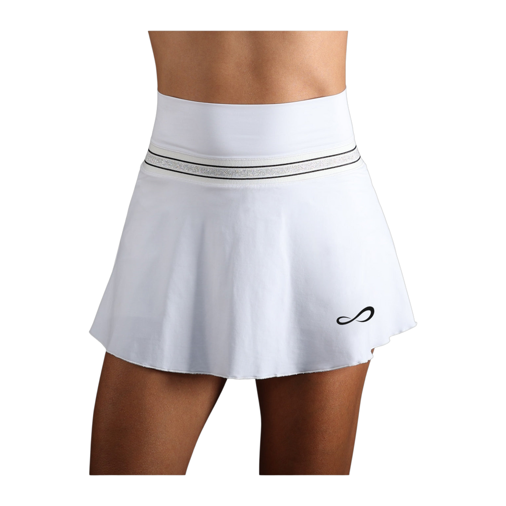 Falda de Pádel Endless Gloss Mujer Blanco (3)