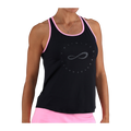 Camiseta de Pádel Endless Cercle Mujer Negro/Rosa