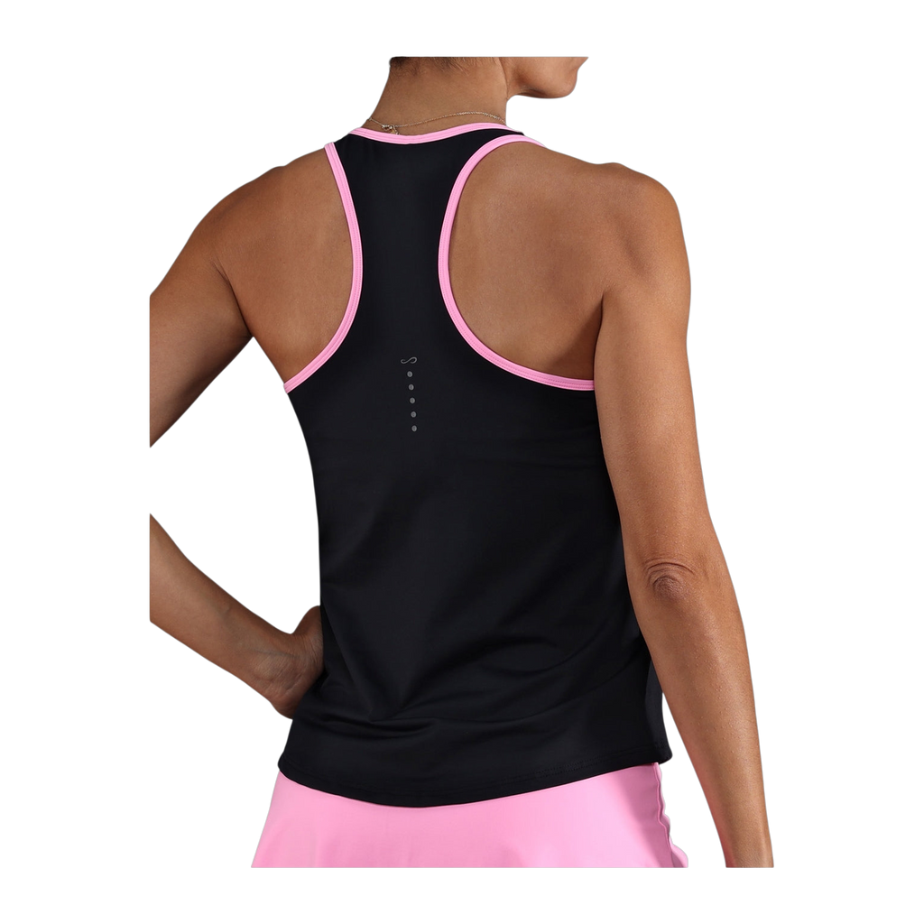 Camiseta de Pádel Endless Cercle Mujer Negro/Rosa (2)