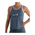 Camiseta de Pádel Endless Cercle Mujer Denim