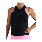 Camiseta de Pádel Endless Essential Mujer Negro/Rosa (3)