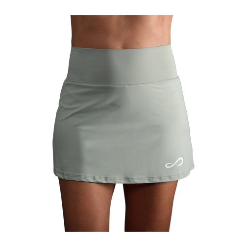 Falda de Pádel Endless Minimal Tiro Alto Mujer Verde Militar Claro