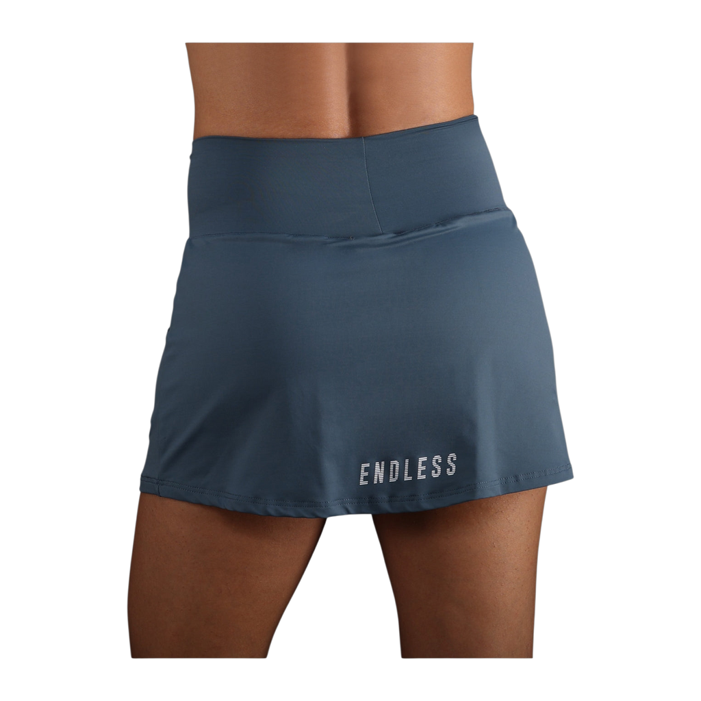 Falda de Pádel Endless Minimal Tiro Alto Mujer Denim (2)