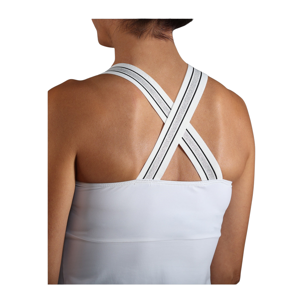 Vestido de Pádel Endless Gloss Mujer Blanco (4)