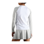 Sudadera de Pádel Endless Kirsch Neo Mujer Blanco/Verde Militar Claro (2)