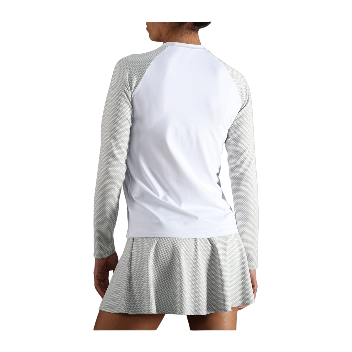 Sudadera de Pádel Endless Kirsch Neo Mujer Blanco/Verde Militar Claro (2)