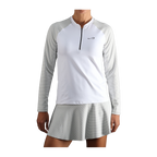 Sudadera de Pádel Endless Kirsch Neo Mujer Blanco/Verde Militar Claro (3)