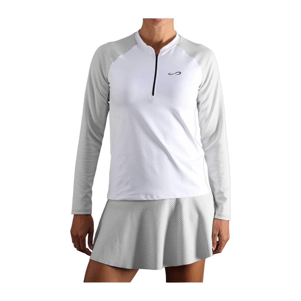 Sudadera de Pádel Endless Kirsch Neo Mujer Blanco/Verde Militar Claro (3)