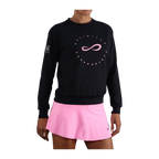 Sudadera de Pádel Endless Inner Tech Mujer Negro/Rosa