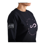 Sudadera de Pádel Endless Inner Tech Mujer Negro/Rosa (4)