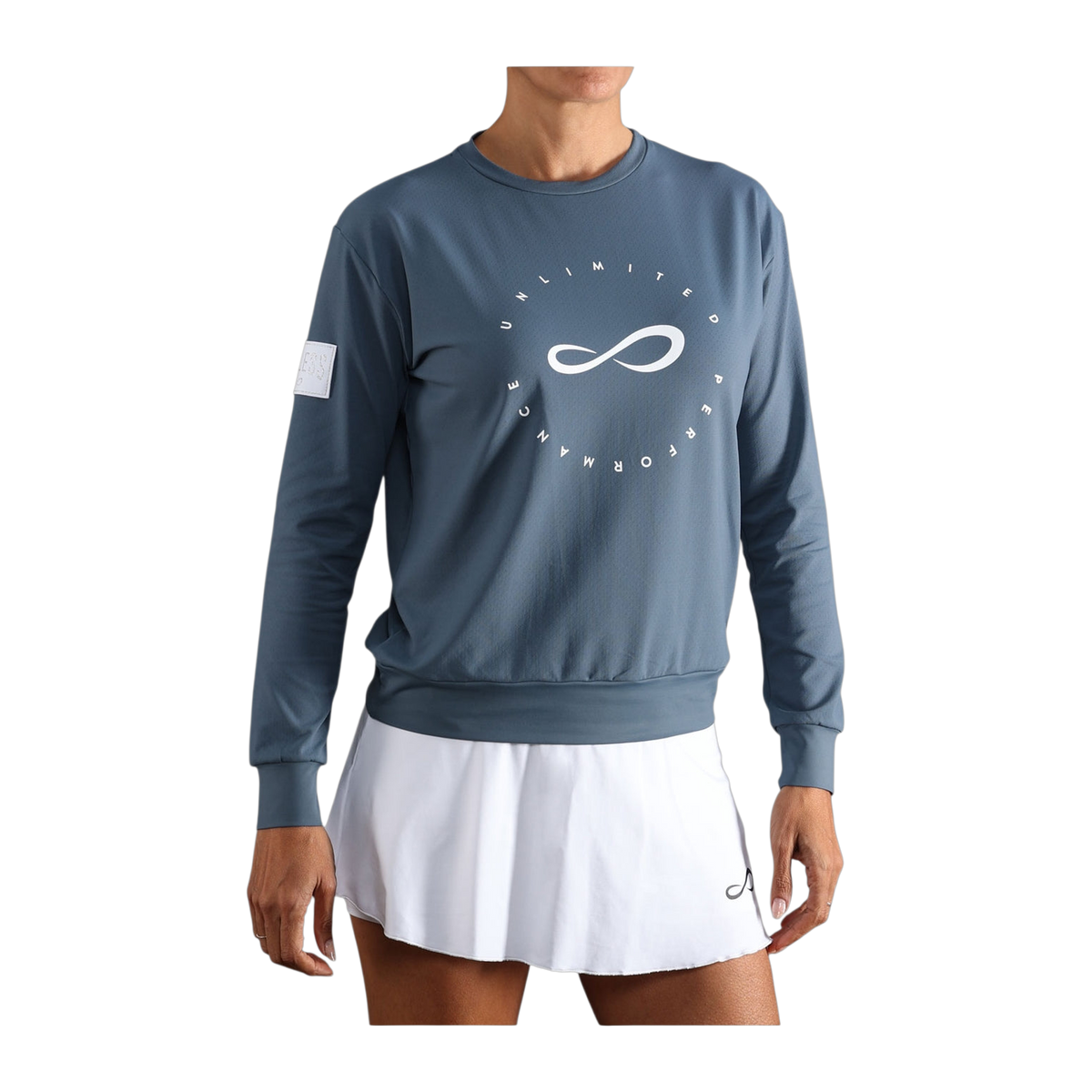Sudadera de Pádel Endless Inner Tech Mujer Denim