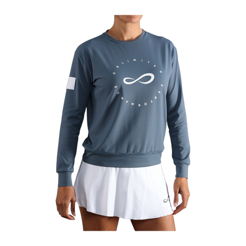 Sudadera de Pádel Endless Inner Tech Mujer Denim