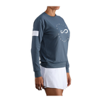 Sudadera de Pádel Endless Inner Tech Mujer Denim (3)