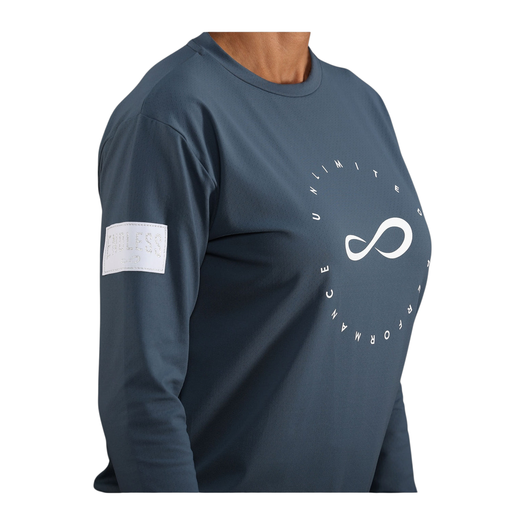 Sudadera de Pádel Endless Inner Tech Mujer Denim (4)