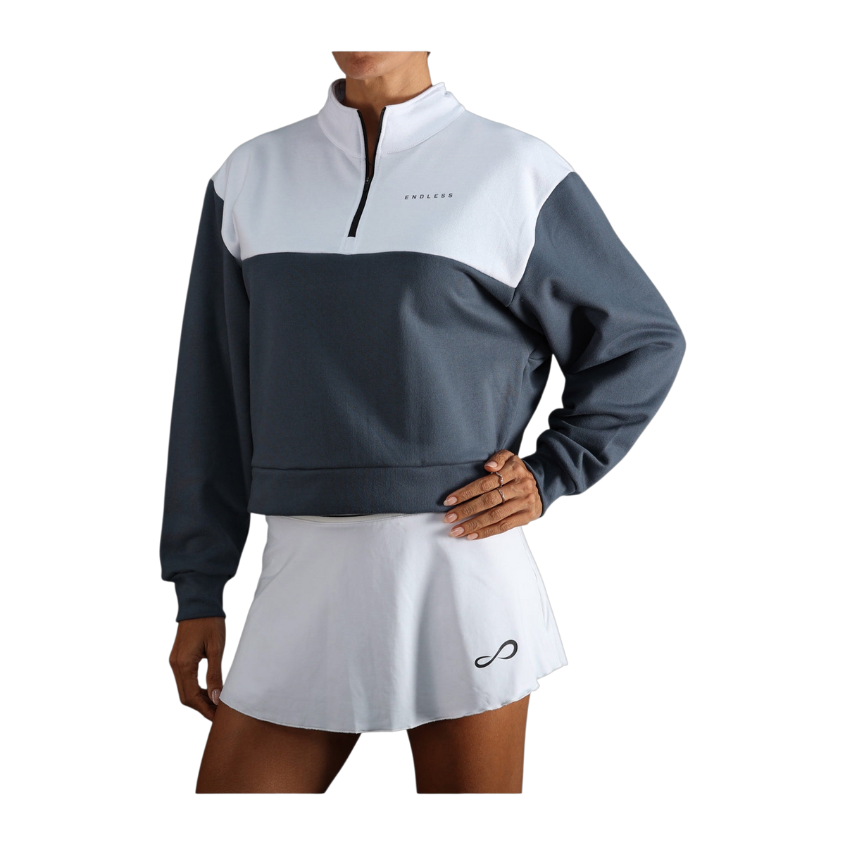 Sudadera de Pádel Endless Vibe Mujer Denim