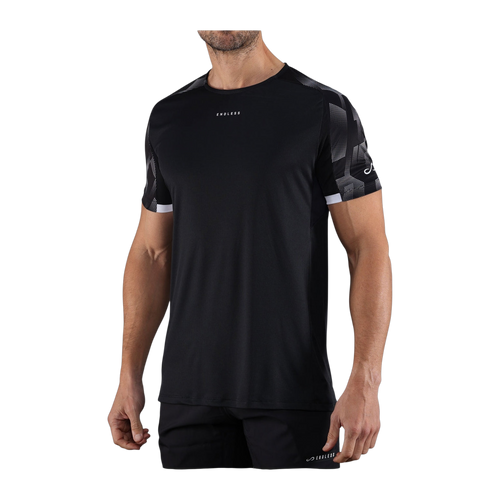 Camiseta de Pádel Endless Ryker Hombre Negro