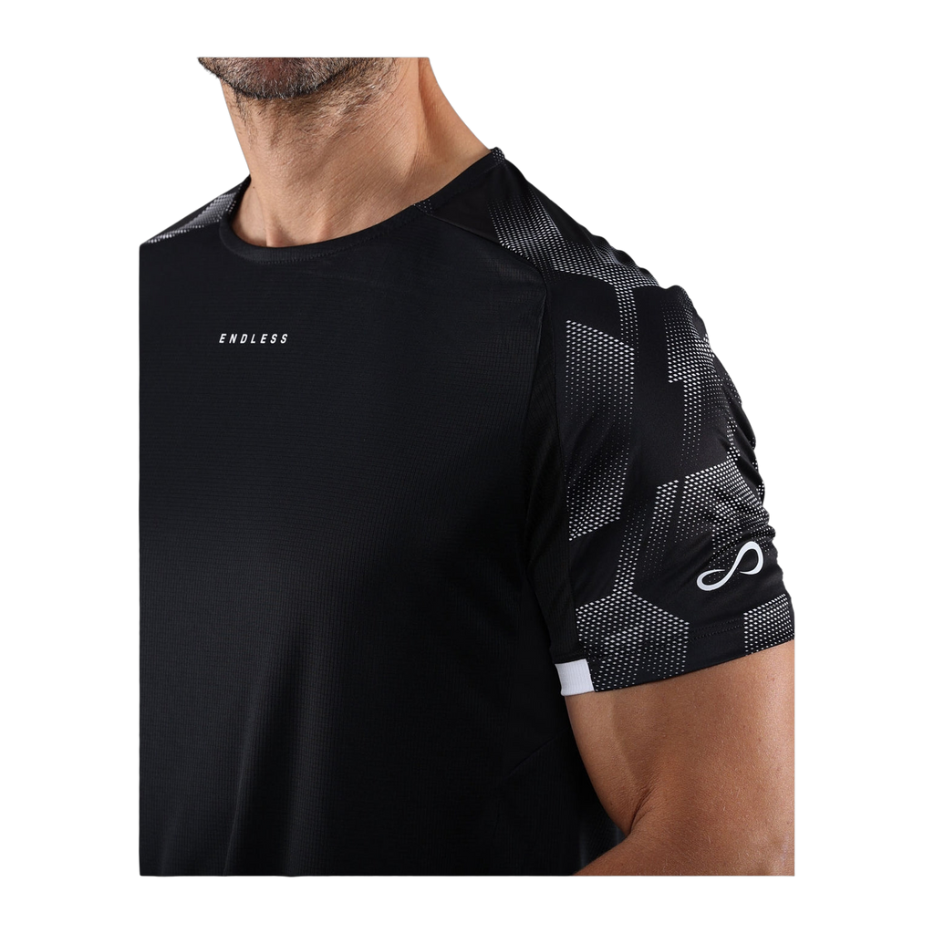 Camiseta de Pádel Endless Ryker Hombre Negro (4)