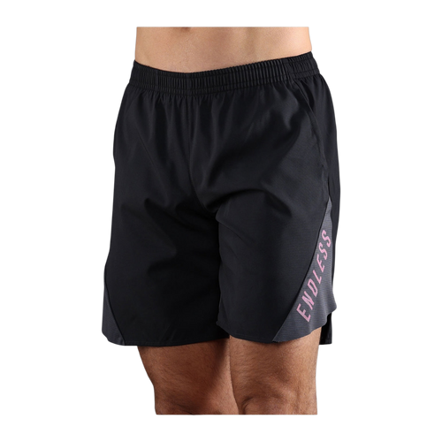 Pantalón corto de Pádel Endless Phoenix Hombre Negro/Titanio