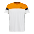 Camiseta de Pádel Babolat Perf Hombre Naranja/Crema