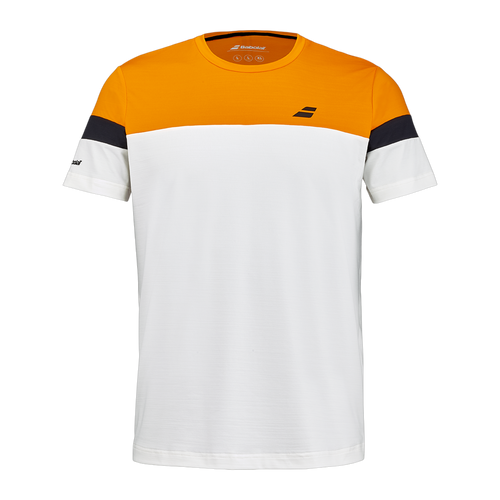 Camiseta de Pádel Babolat Perf Hombre Naranja/Crema