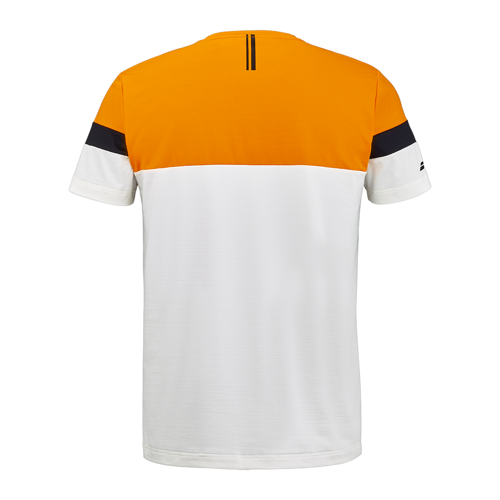 Camiseta de Pádel Babolat Perf Hombre Naranja/Crema (2)