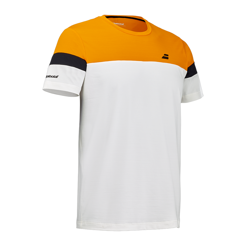 Camiseta de Pádel Babolat Perf Hombre Naranja/Crema (3)