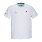 Camiseta de Pádel Babolat Juan Lebrón Hombre Blanco