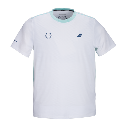 Camiseta de Pádel Babolat Juan Lebrón Hombre Blanco