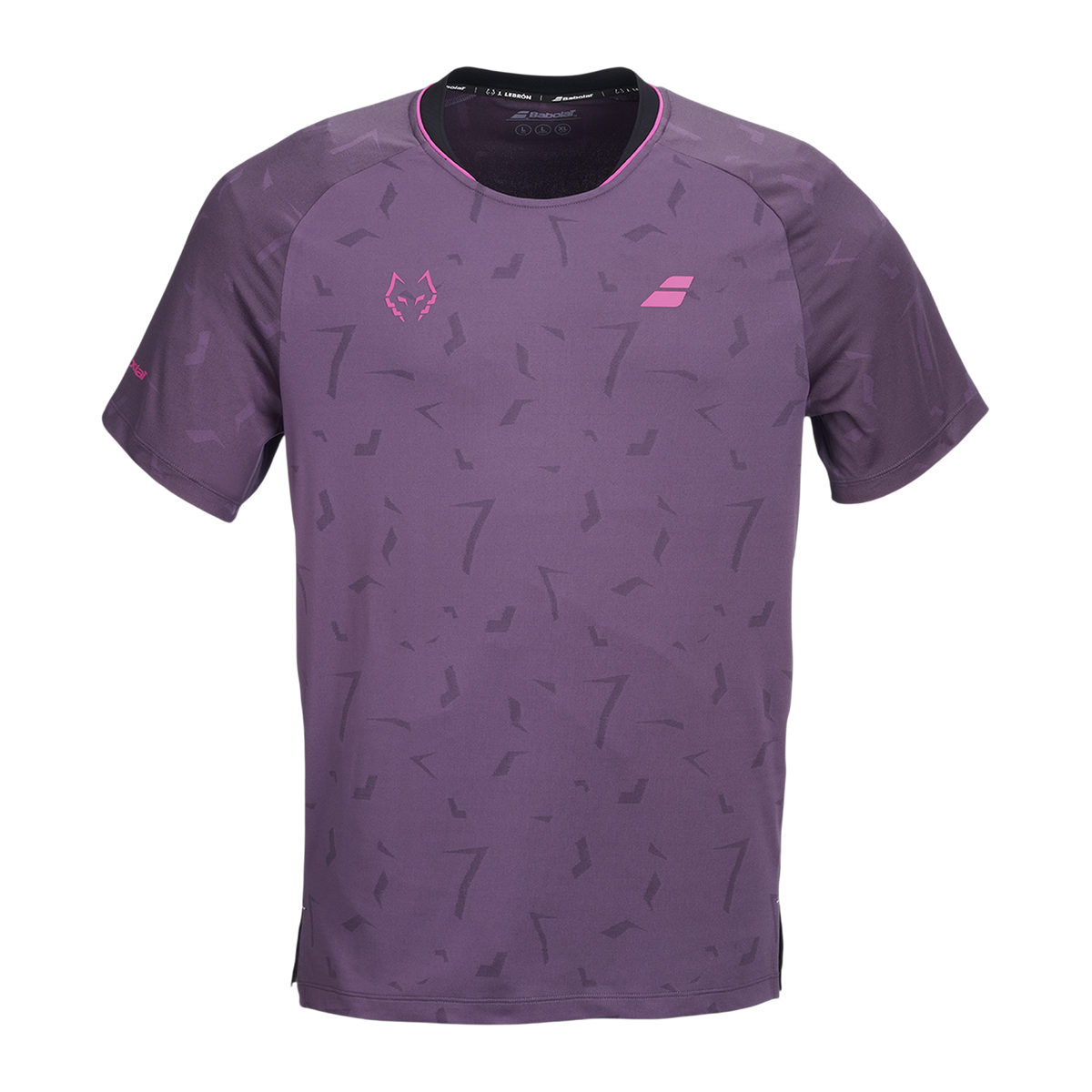 Camiseta de Pádel Babolat Réplica Juan Lebrón Hombre Ciruela Oscura