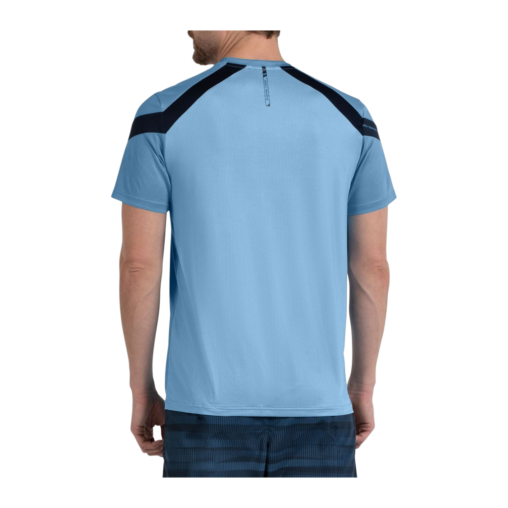 Camiseta de Pádel Bullpadel Casul Hombre Azul Claro (4)