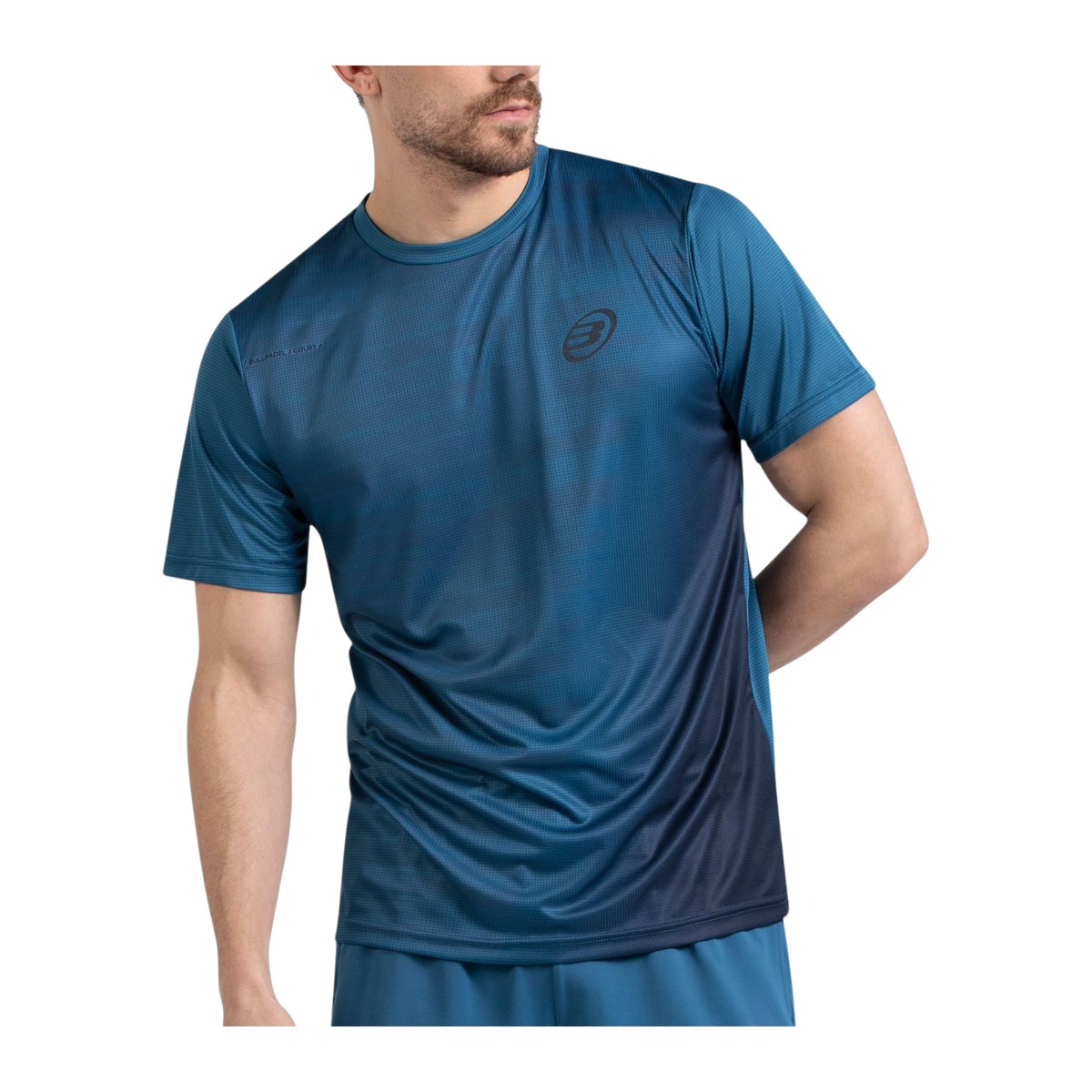 Camiseta de Pádel Bullpadel Cori Hombre Azul Atómico