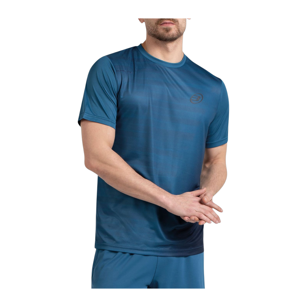 Camiseta de Pádel Bullpadel Cori Hombre Azul Atómico (2)