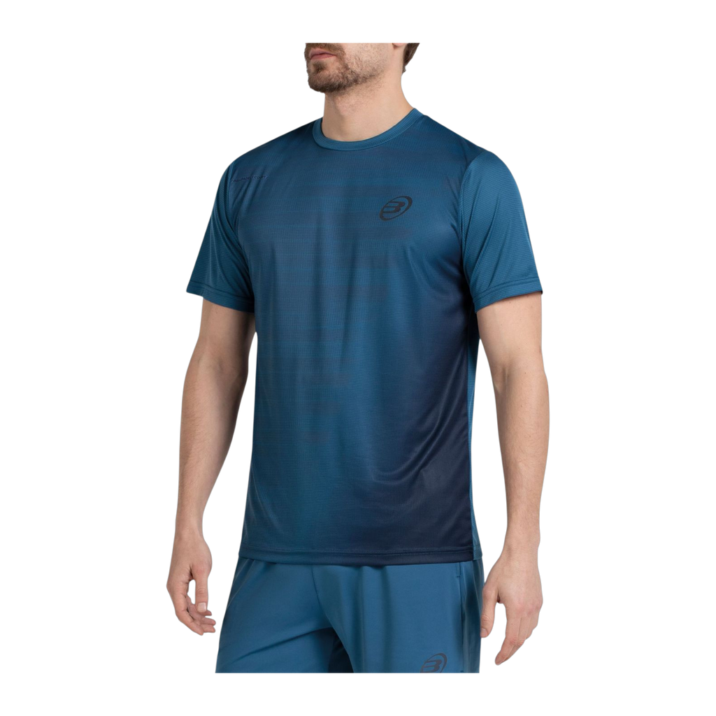 Camiseta de Pádel Bullpadel Cori Hombre Azul Atómico (3)