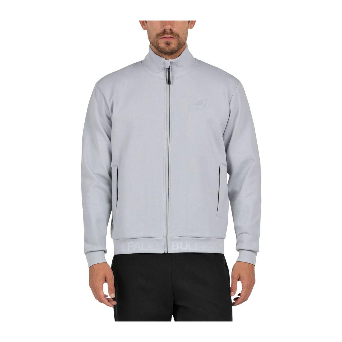 Sudadera de Pádel Bullpadel Eneo Hombre Gris Claro