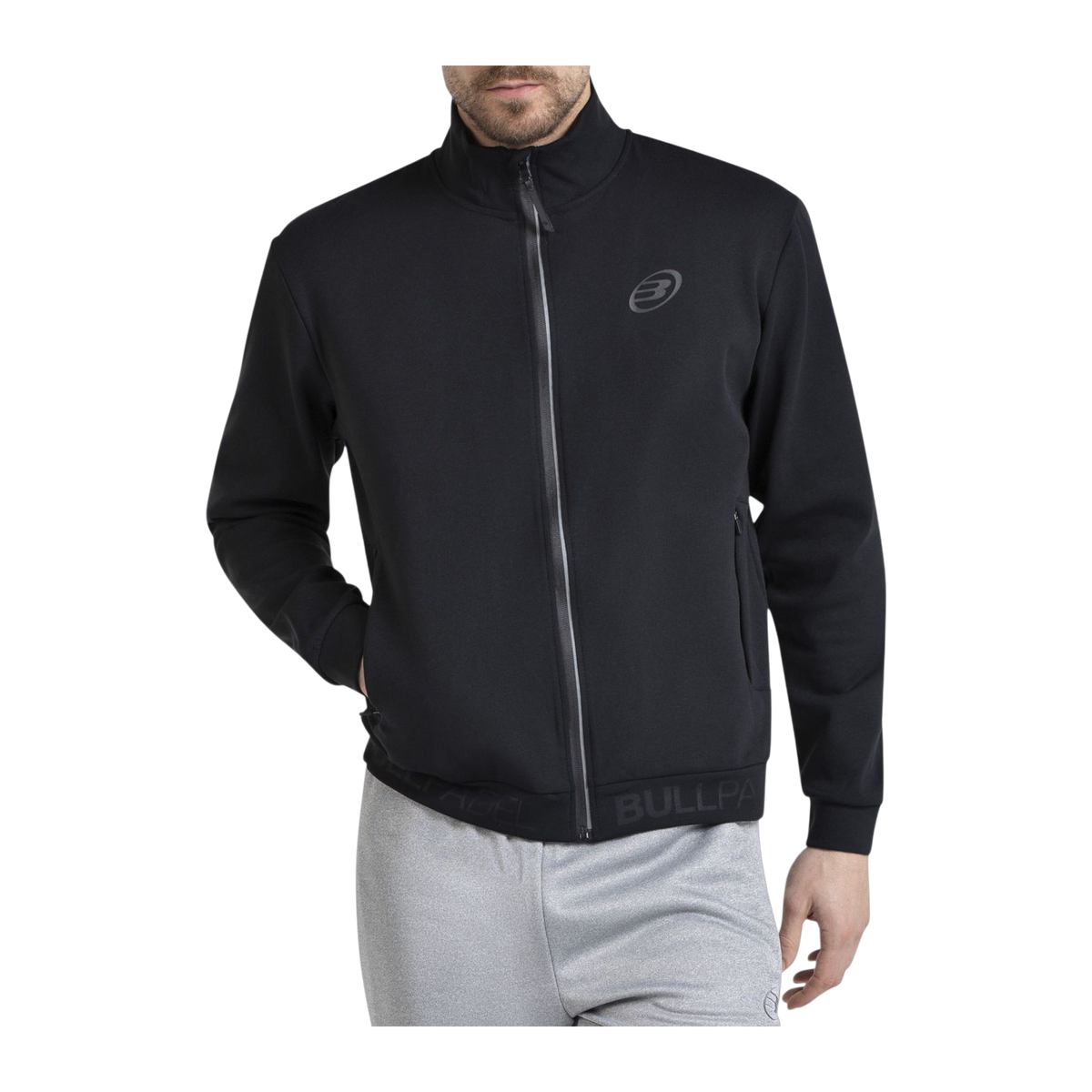 Sudadera de Pádel Bullpadel Eneo Hombre Negro (2)