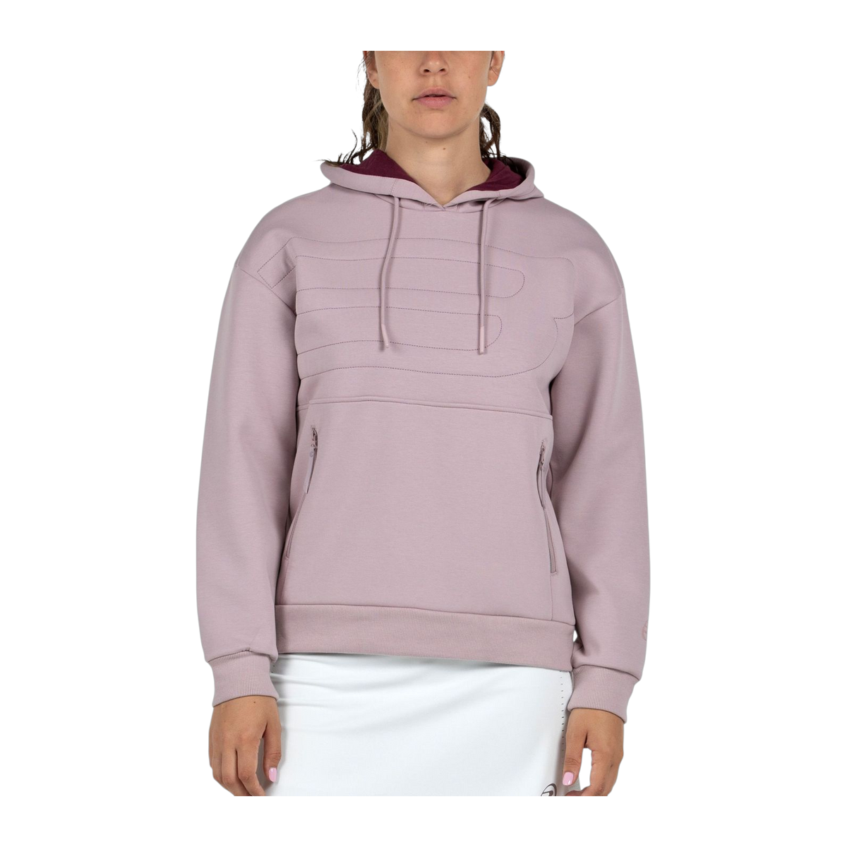 Sudadera de Pádel Bullpadel Eolia Mujer Rosa Sombra