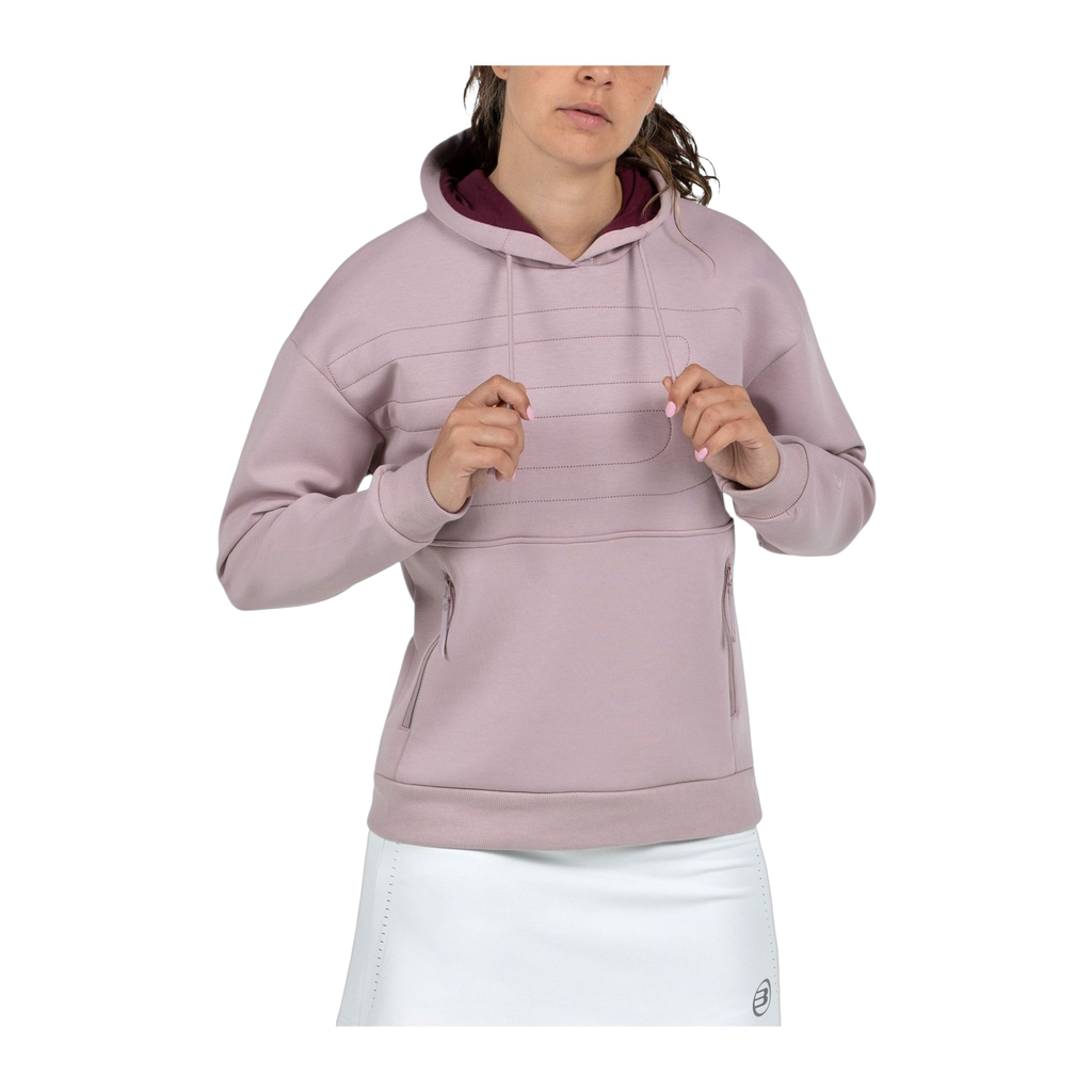 Sudadera de Pádel Bullpadel Eolia Mujer Rosa Sombra (2)