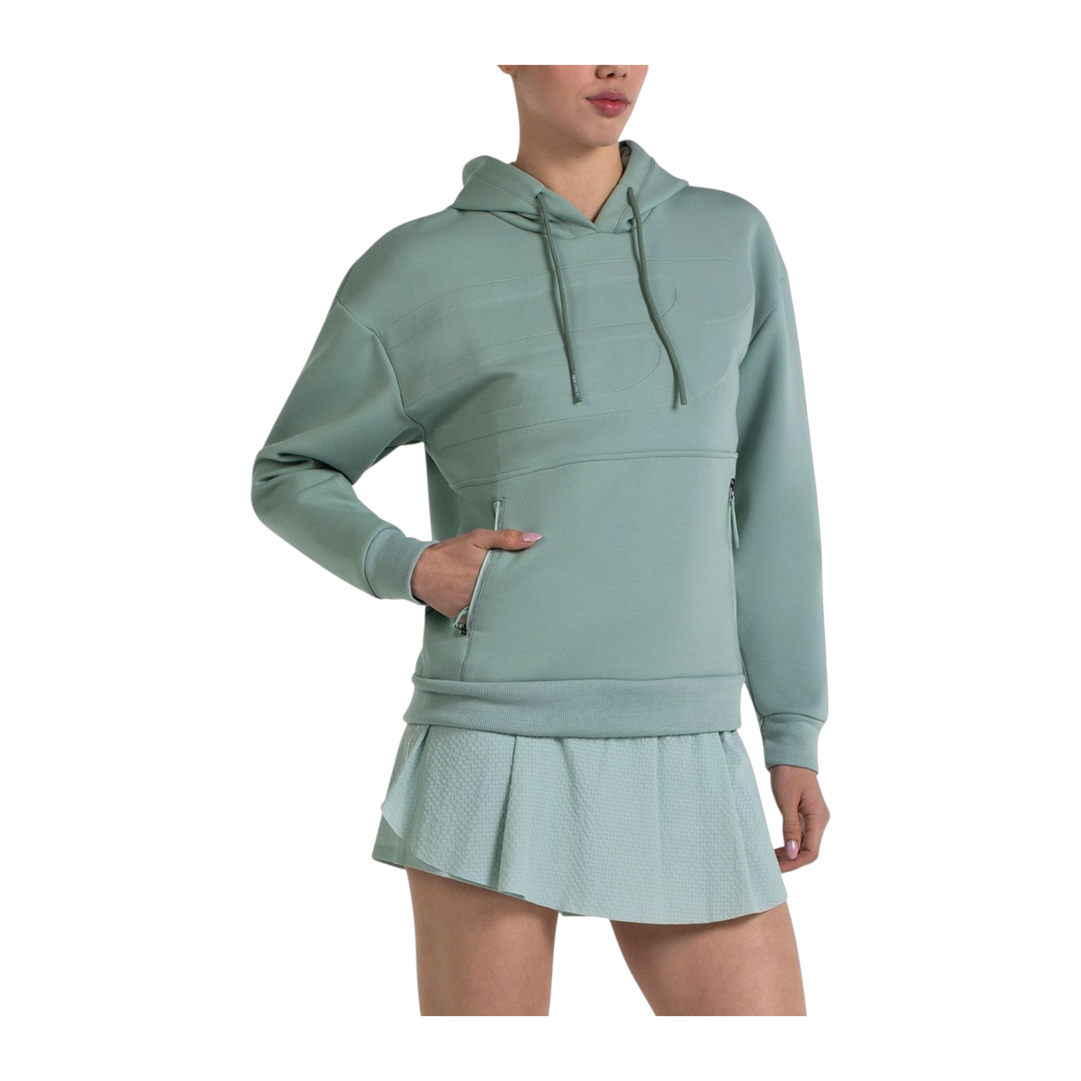 Sudadera de Pádel Bullpadel Eolia Mujer Jade