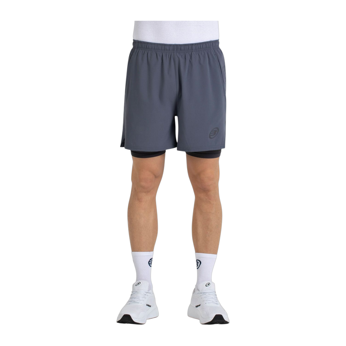 Pantalón corto de Pádel Bullpadel Montis Hombre Grafito