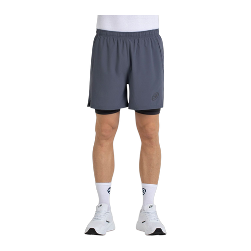 Pantalón corto de Pádel Bullpadel Montis Hombre Grafito