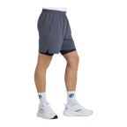 Pantalón corto de Pádel Bullpadel Montis Hombre Grafito (2)