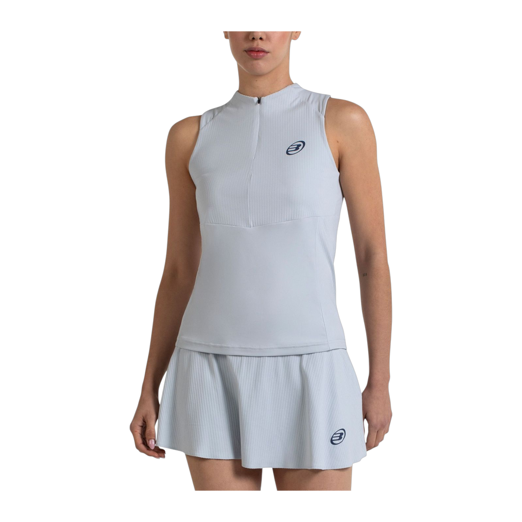 Camiseta de Pádel Bullpadel Pianor Mujer Gris Claro