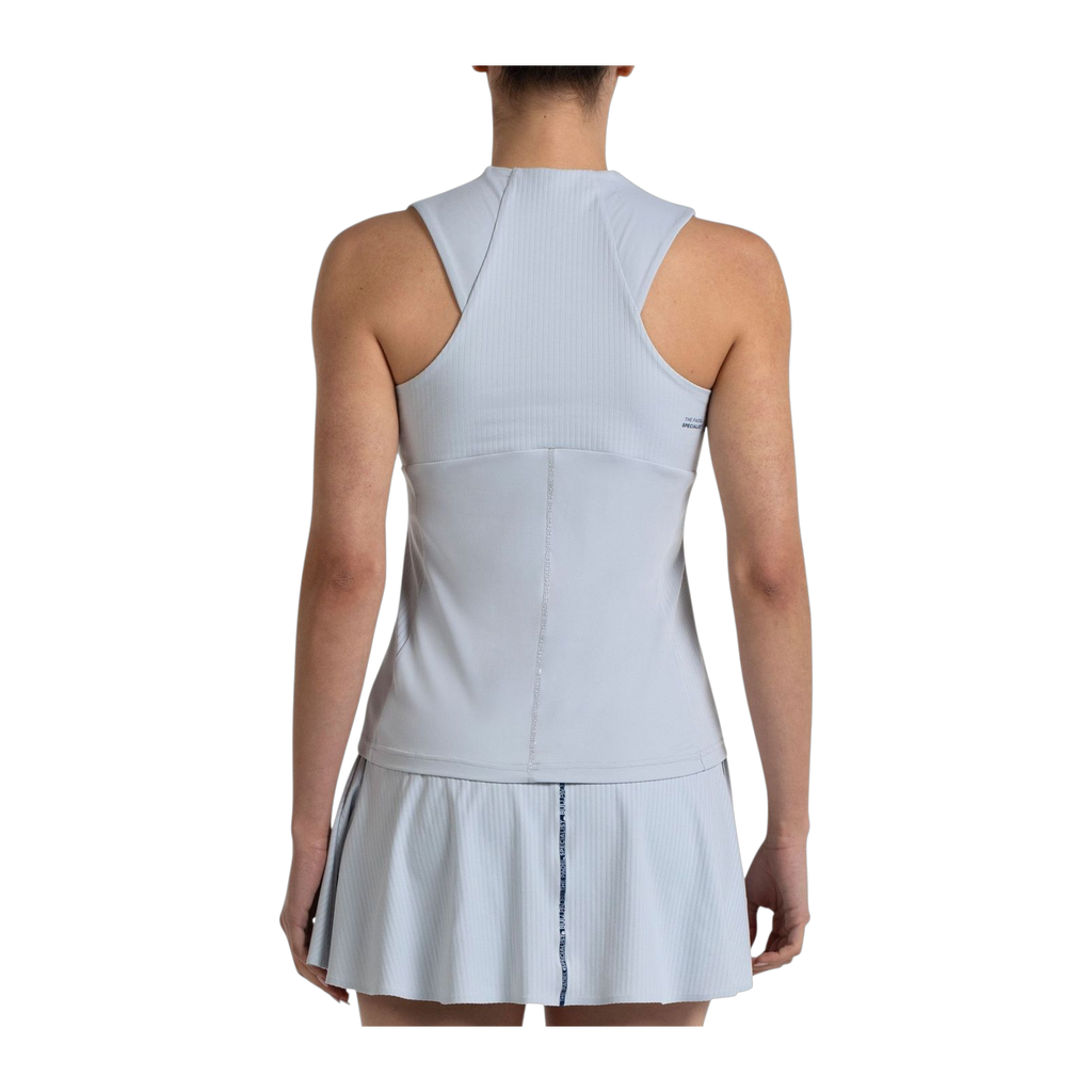 Camiseta de Pádel Bullpadel Pianor Mujer Gris Claro (4)
