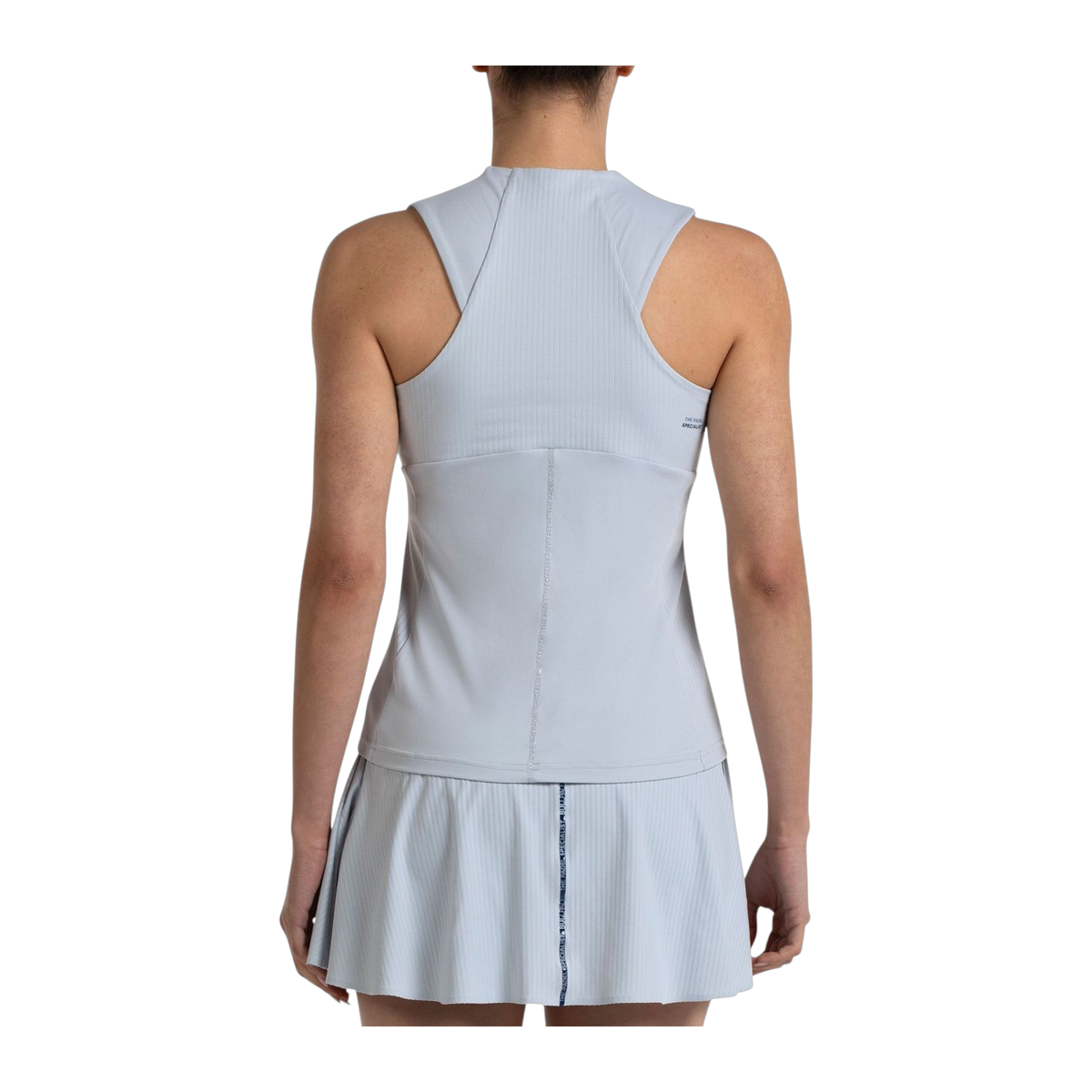 Camiseta de Pádel Bullpadel Pianor Mujer Gris Claro (4)