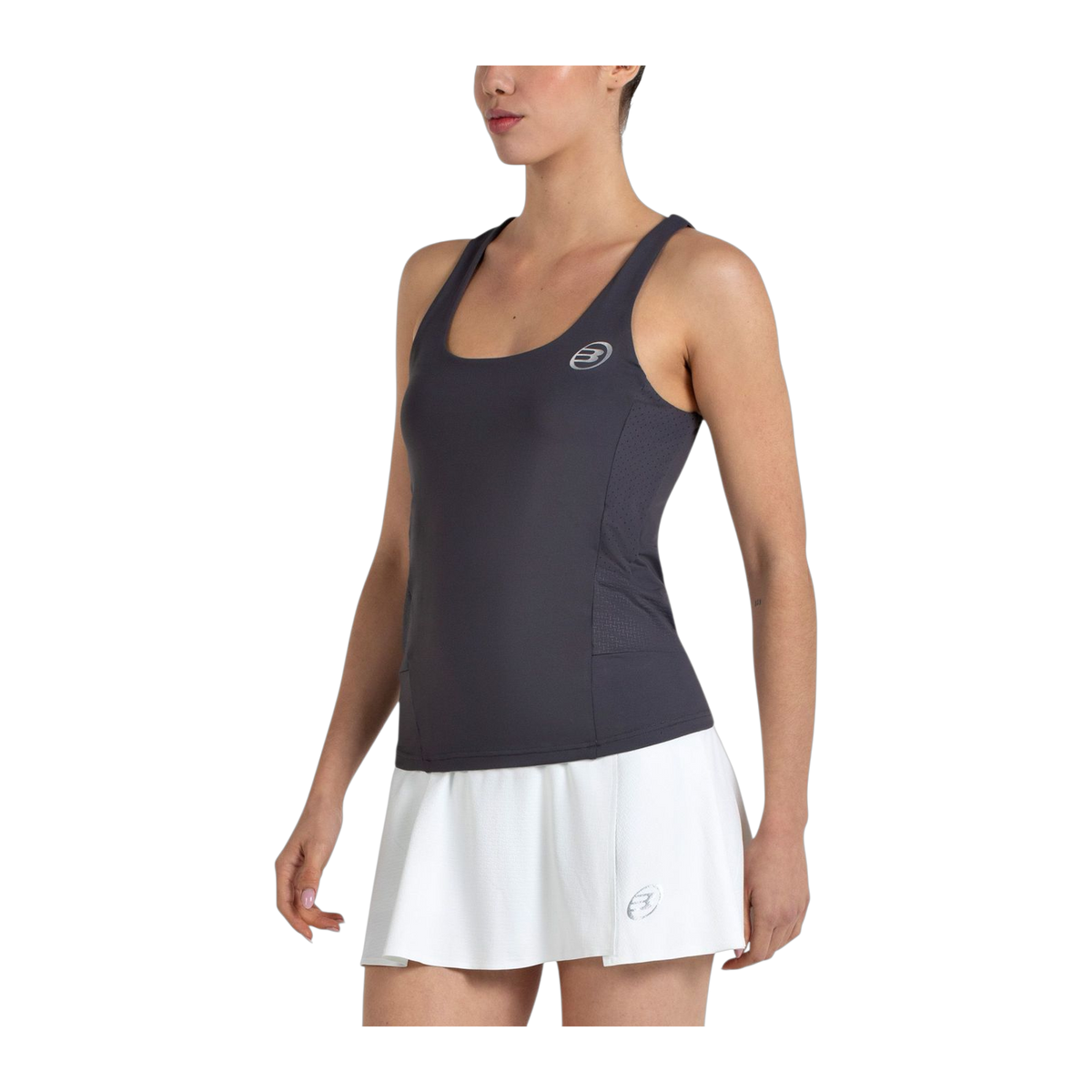 Camiseta de Pádel Bullpadel Oneda Mujer Asfalto (3)