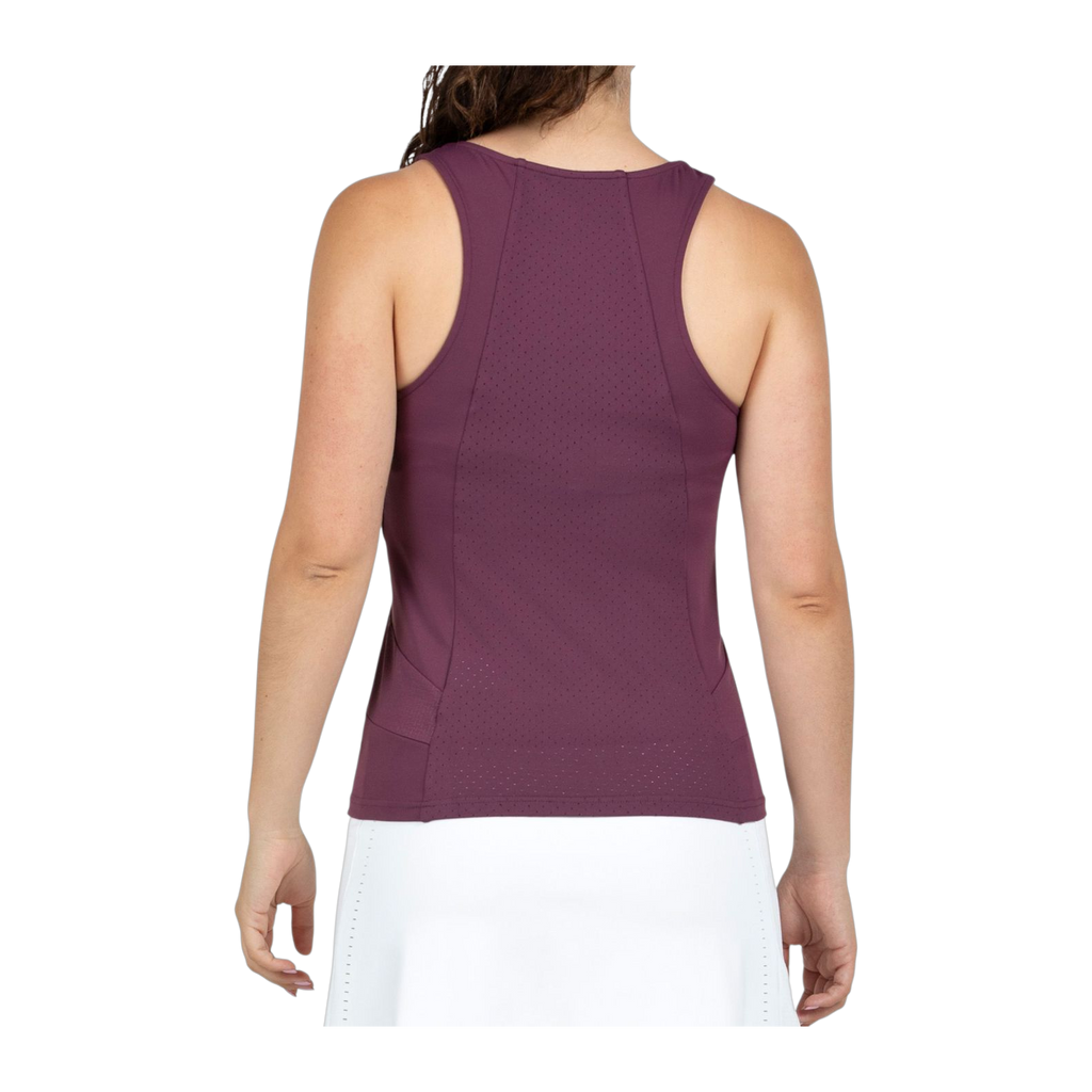 Camiseta de Pádel Bullpadel Oneda Mujer Ciruela (4)