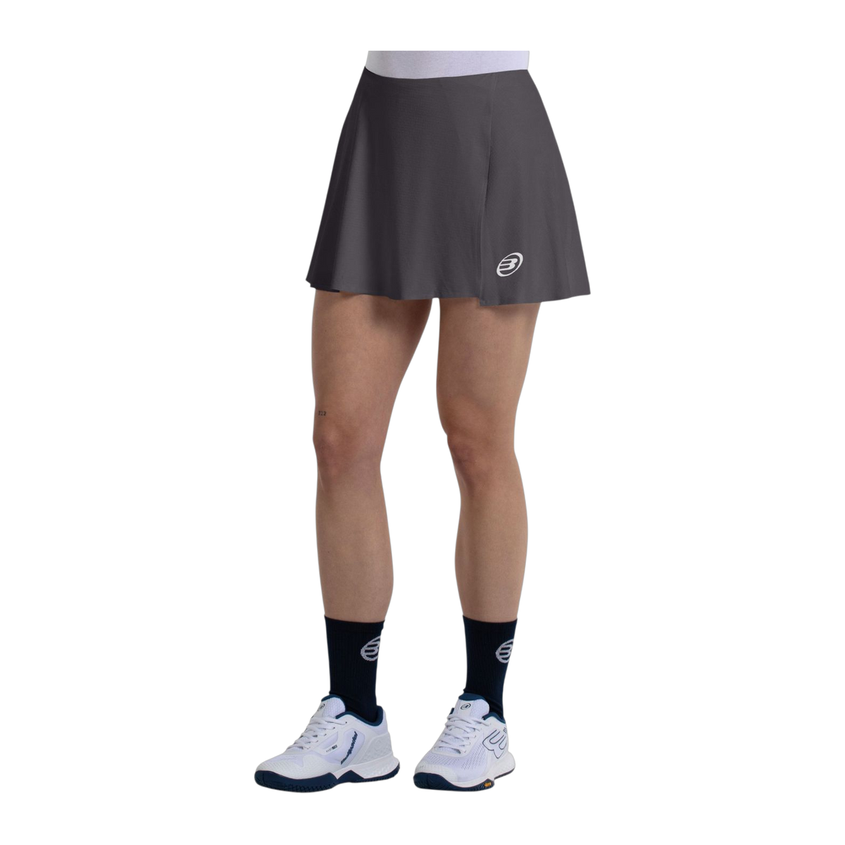 Falda de Pádel Bullpadel Odilia Mujer Asfalto (2)