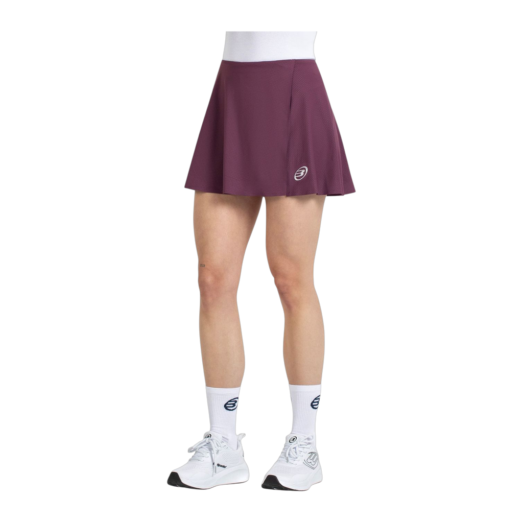 Falda de Pádel Bullpadel Odilia Mujer Ciruela (2)